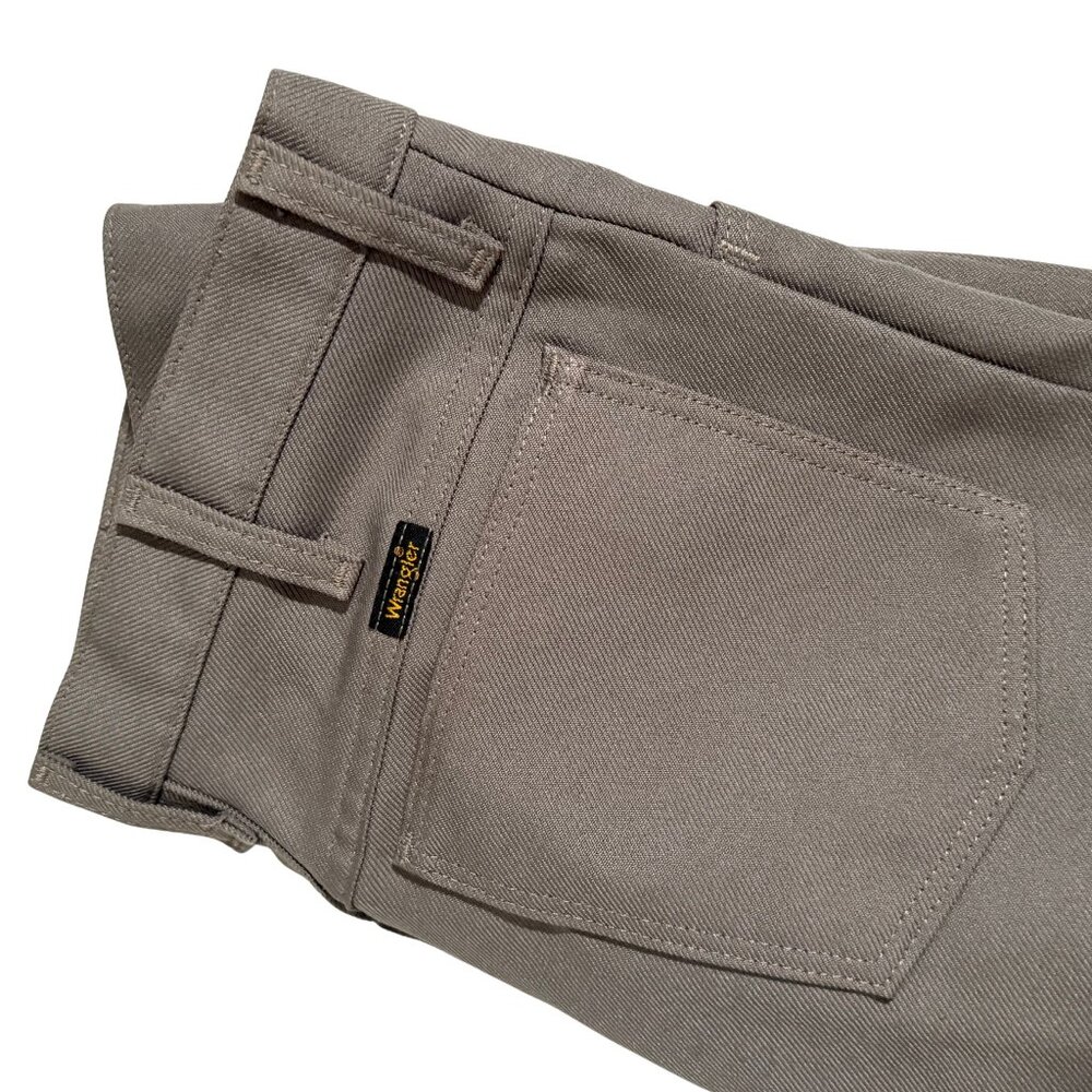 Wrangler Wrancher Unisex Brown/Khaki/Grey Dress Jeans SZ 29 x 32